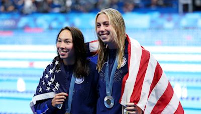 Gretchen Walsh, Nashville native, wins silver in 100 butterfly at Paris Olympics, second of Games