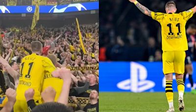 Megáfono en mano: Reus lideró los festejos del Dortmund tras clasificar a la final de la Champions