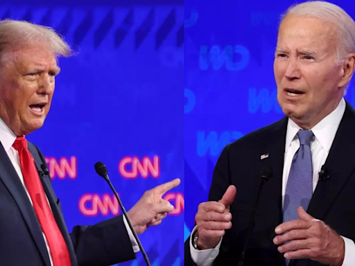 Trump claims drove Biden out of race; prez says 'screwed up' but still running - Times of India