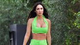 Megan Fox Serves Up Some 'Summer Limeade' in Abs-Baring Neon Outfit at Machine Gun Kelly's Concert