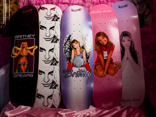 Alley Oops I Did It Again: Welcome Skateboards Unveils New Britney Spears Collection │ Exclaim!