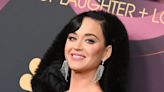 Katy Perry Dazzles in Vintage Dress With Beaded Velvet Hood