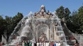 La reina Letizia visita con las parejas de los líderes de la OTAN el Palacio Real de La Granja en Segovia