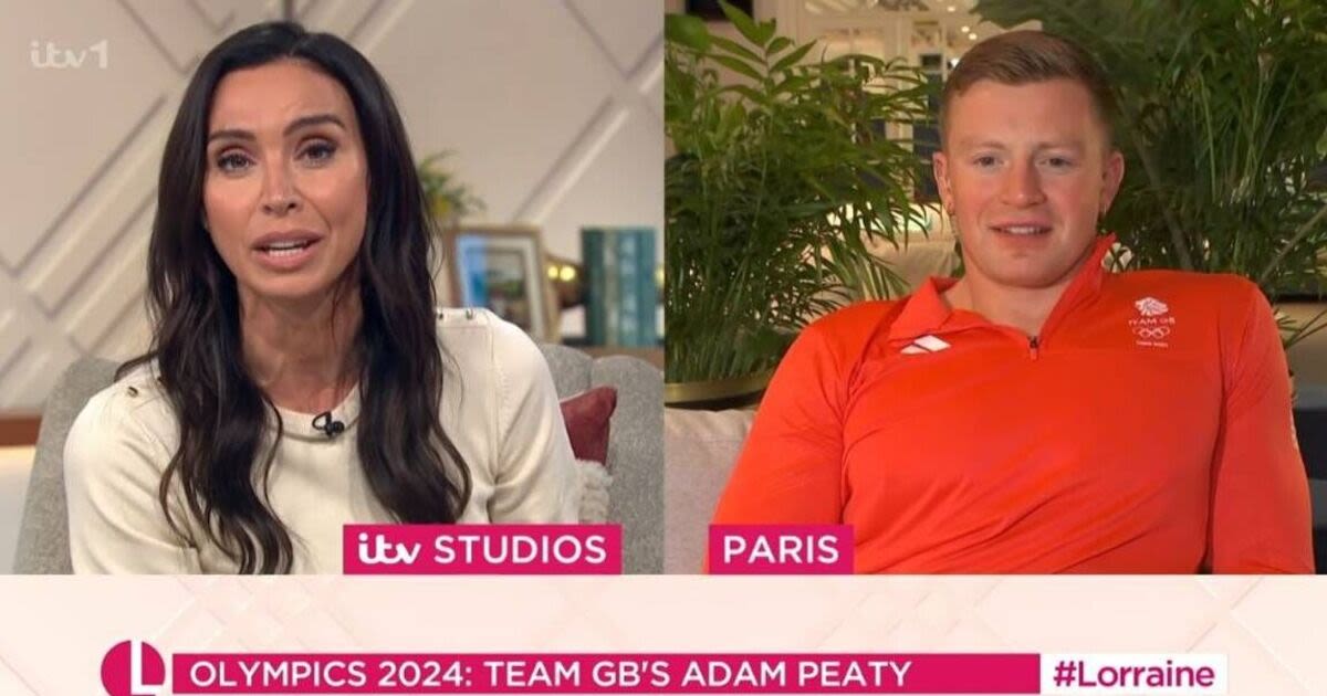 Strictly’s Adam Peaty ‘emotional’ as he fights back tears live on Lorraine