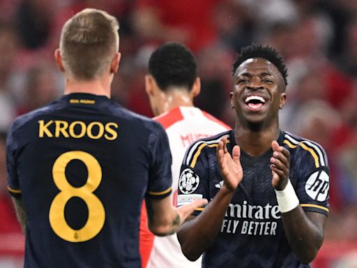 Vinicius Junior lauds 'gift' from Toni Kroos in Champions League semi-final