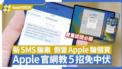 iPhone新型SMS騙案假冒Apple呃個人資料！ Apple官網教5招免中伏｜科技玩物