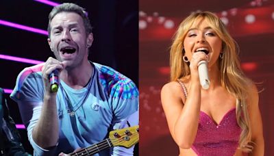 Coldplay invitó al escenario a Sabrina Carpenter para hacer una versión de “Magic”