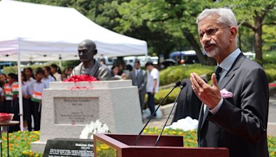 'Mahatma Gandhi Is A Global Icon,' Says EAM Dr S Jaishankar After Unveiling Leader's Bust In Tokyo