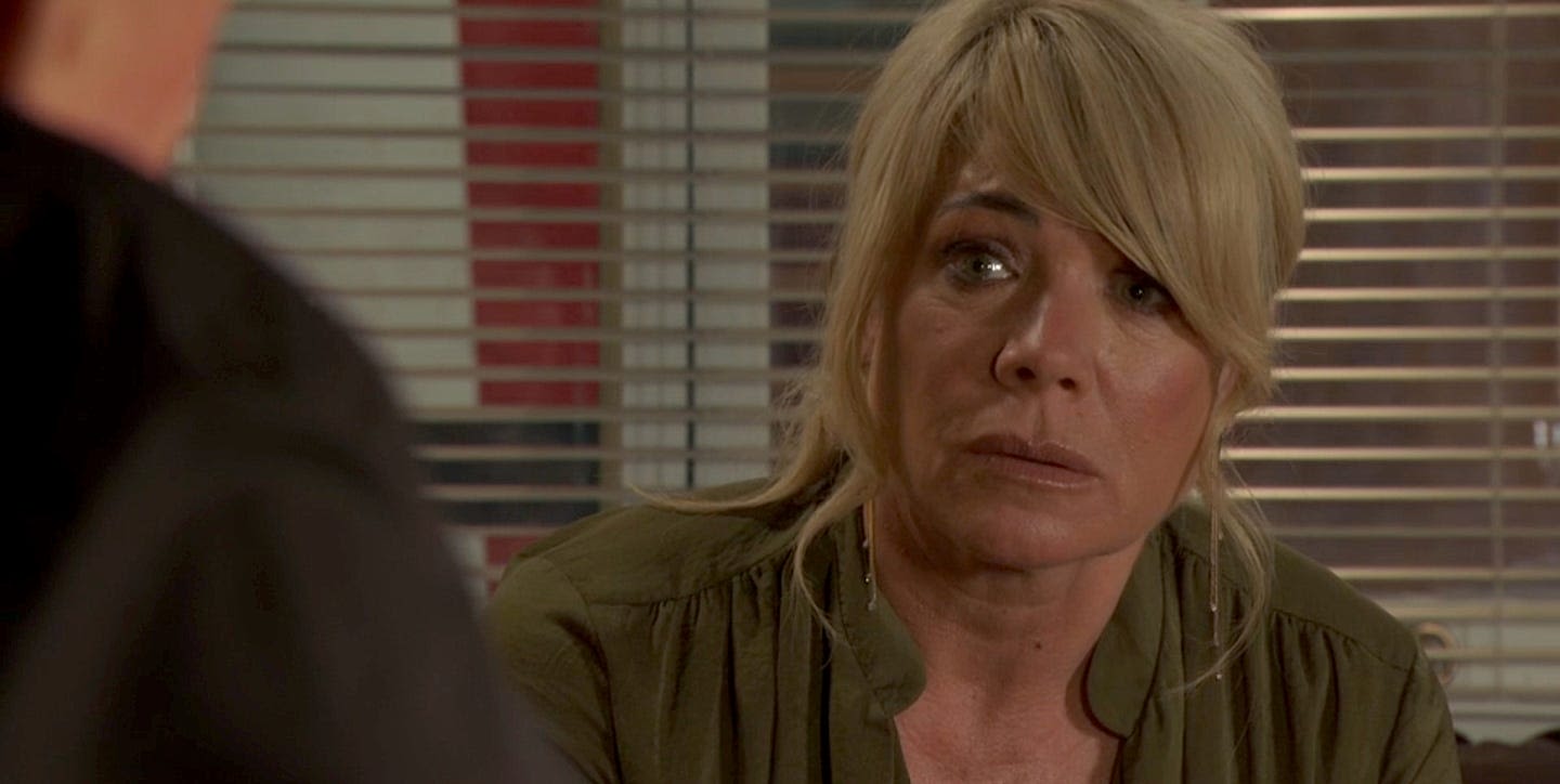 EastEnders' Sharon makes a risky move in The Six story