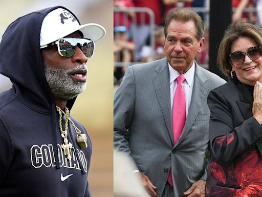 Nick Saban Gets Called Out by Wife Terry for Picking UCF Over Deion Sanders’ CU