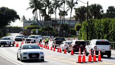 Is the roadblock outside Mar-a-Lago leading to a lawsuit in Palm Beach?