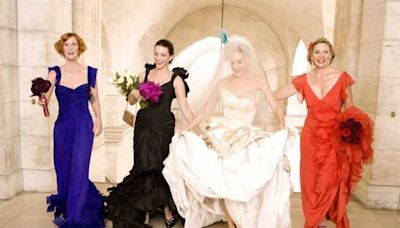 All About Carrie Bradshaw’s Wedding Dress on “SATC” — and the Gown She Almost Wore Instead