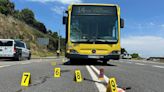 Muere una mujer de 77 años atropellada por un autobús urbano en Ourense