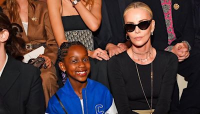 Charlize Theron Sits Front Row at Dior Pre-Fall Show With 7-Year-Old Daughter August