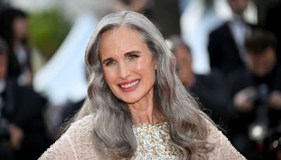 Andie MacDowell Knows Her Gray Hair Belongs on the Red Carpet