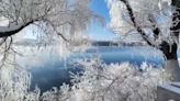 WATCH: A riverside city in northeast China transforms into winter wonderland