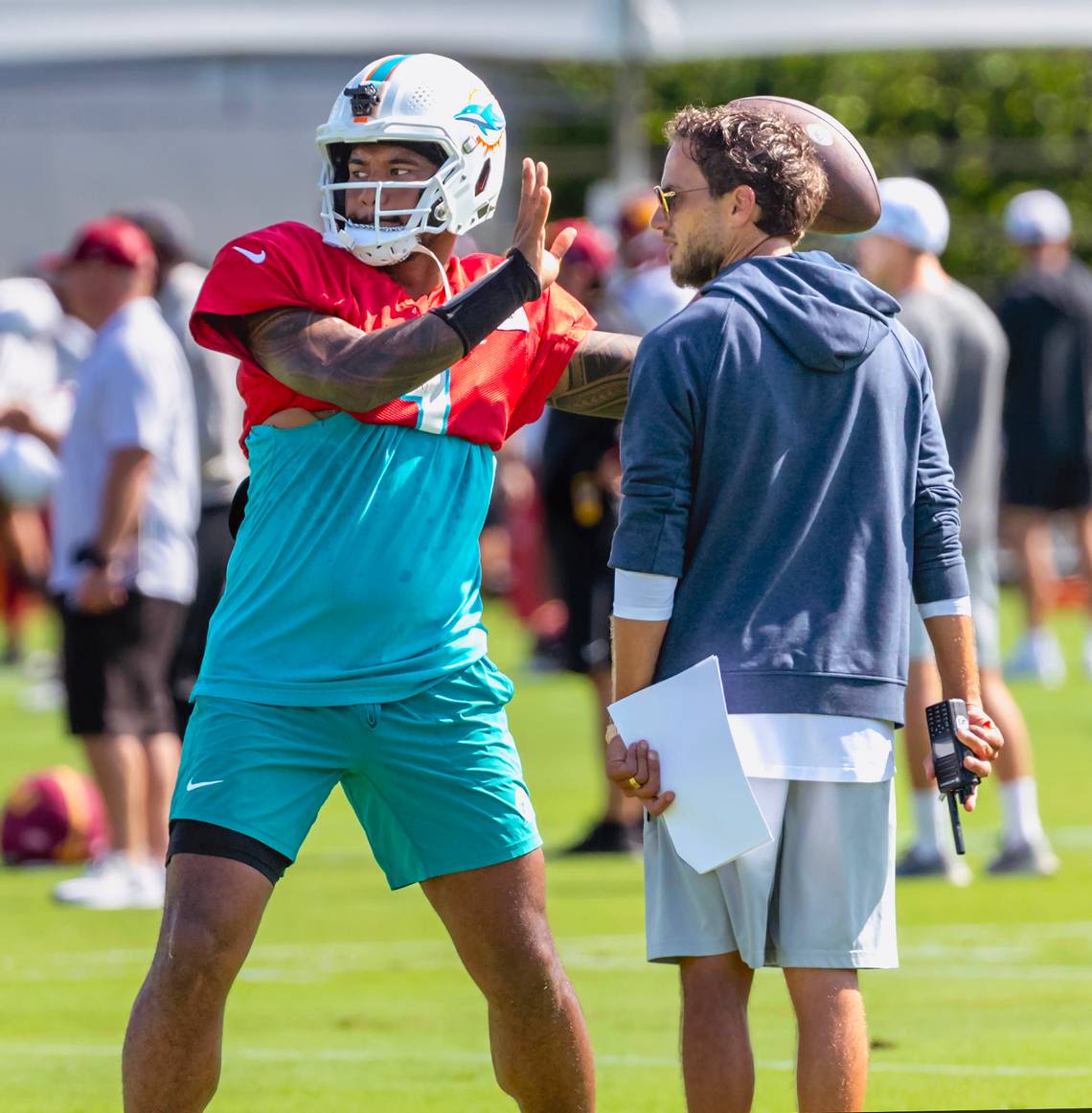 Dolphins training camp report: Who impressed and news from joint session with Washington