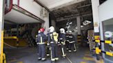 Incendio en la papelera San Andrés de Villava