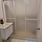 【工匠家居生活館 】 浴室拉門 一字三片 有框 PS板 一字三門 淋浴拉門 ✿ 含到府安裝