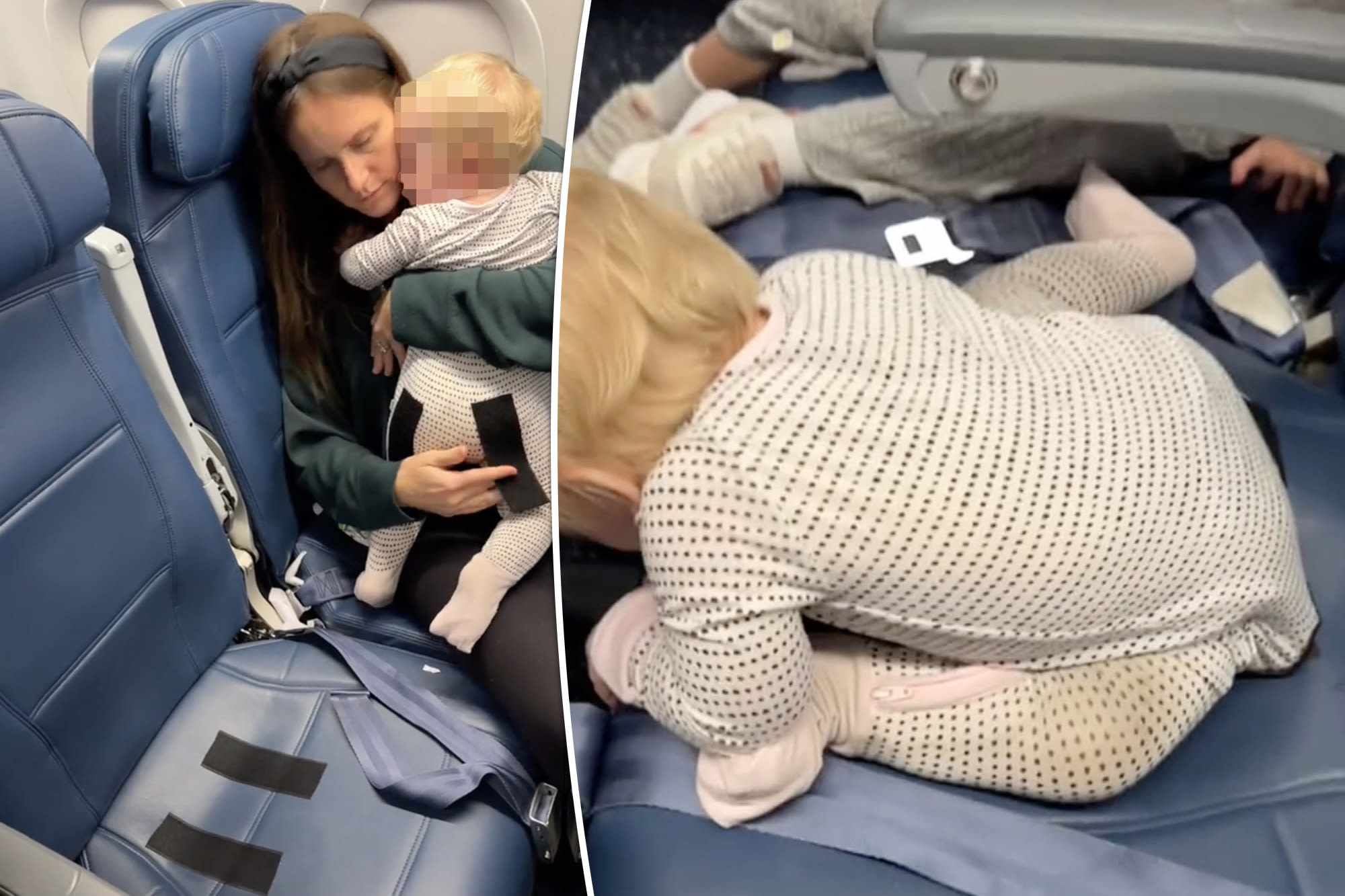 Mom’s parenting hack to get baby to sit in airplane seat gets trolled — is it real?