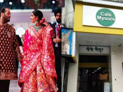 Cafe Mysore: Watch: Why did Anant Ambani and Radhika Merchant pay gratitude to Cafe Mysore's owner Shanteri Nayak | - Times of India