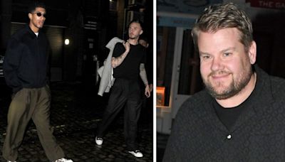 England stars party until 4am after Belgium draw as James Corden throws bash