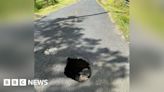 Repairs under way after sinkhole appears on Northumberland road