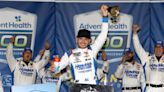 NASCAR at Kansas results: Kyle Larson surges past Chris Buescher to earn closest win in Cup Series history