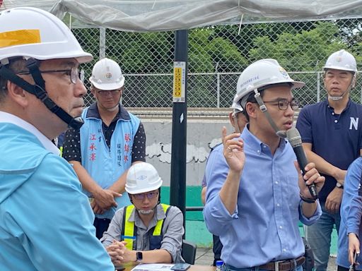 侯友宜視察淡北道路工程進度 洪孟楷提建言 (圖)