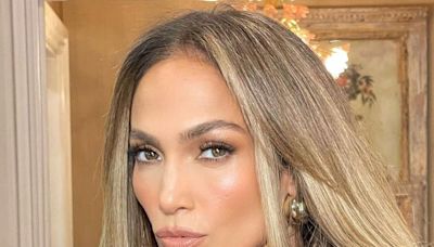 Jennifer Lopez Tried Out Summer's Butter Yellow Nail Trend