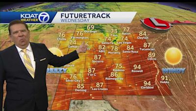 Warmer week ahead for New Mexico with some gusty wind