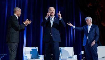 Pro-Palestine protesters disrupt Biden’s star-studded ‘historic’ fundraiser