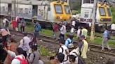 Mumbai Commuters Take To Walking On Tracks To Reach Office After Local Train Service Fails | WATCH - News18