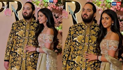 Anant Ambani-Radhika Merchant Sangeet: The soon-to-be-wed couple are all smiles ahead of big night, watch video