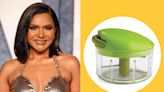 Mindy Kaling’s Clever Hack for Perfectly Chopped Vegetables in Seconds Is This Kitchen Gadget from Amazon