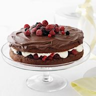 A rich and decadent cake made with cocoa powder and often topped with chocolate frosting or ganache. One of the most popular cake flavors, loved by chocolate lovers everywhere. Can be made in a variety of styles, from simple sheet cakes to multi-layered cakes with fillings and decorations.