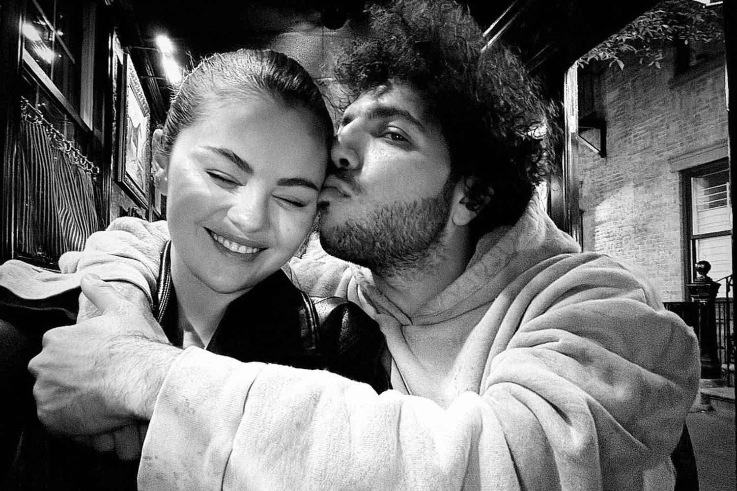 Selena Gomez Receives a Kiss from Boyfriend Benny Blanco in Sweet New Snap