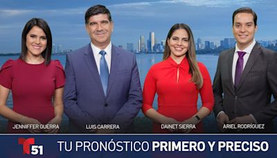 El pronóstico de hoy para Miami y el sur de la Florida