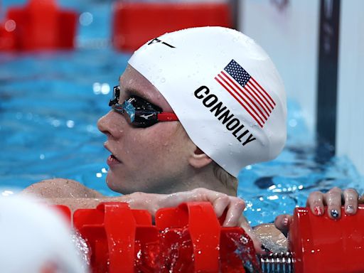Gretchen Walsh, Erika Connolly help US women's swimming win silver in 4x100 at Paris Olympics
