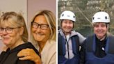 Thrill-seeking colleagues who lost 14 stone together are ‘reliving their teens’ with rollercoasters and nose piercings