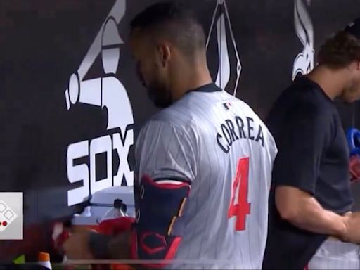 Joe Ryan Poured Powder Down His Pants After Carlos Correa Home Run