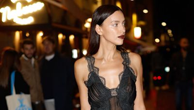 Irina Shayk's Sheer Dress Makes the Case For the Lingerie-as-Eveningwear Trend