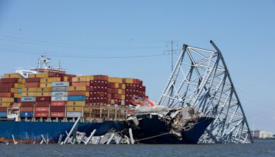 Container ship Dali, crew leave Baltimore for first time since bridge collapse