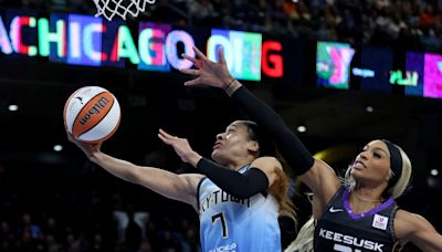 Connecticut Sun survive star player’s ejection, win 86-82 over Chicago Sky, Angel Reese