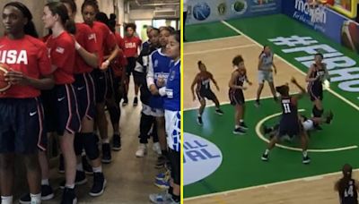 Photo of USA U16 basketball team goes viral as fans stunned by size difference