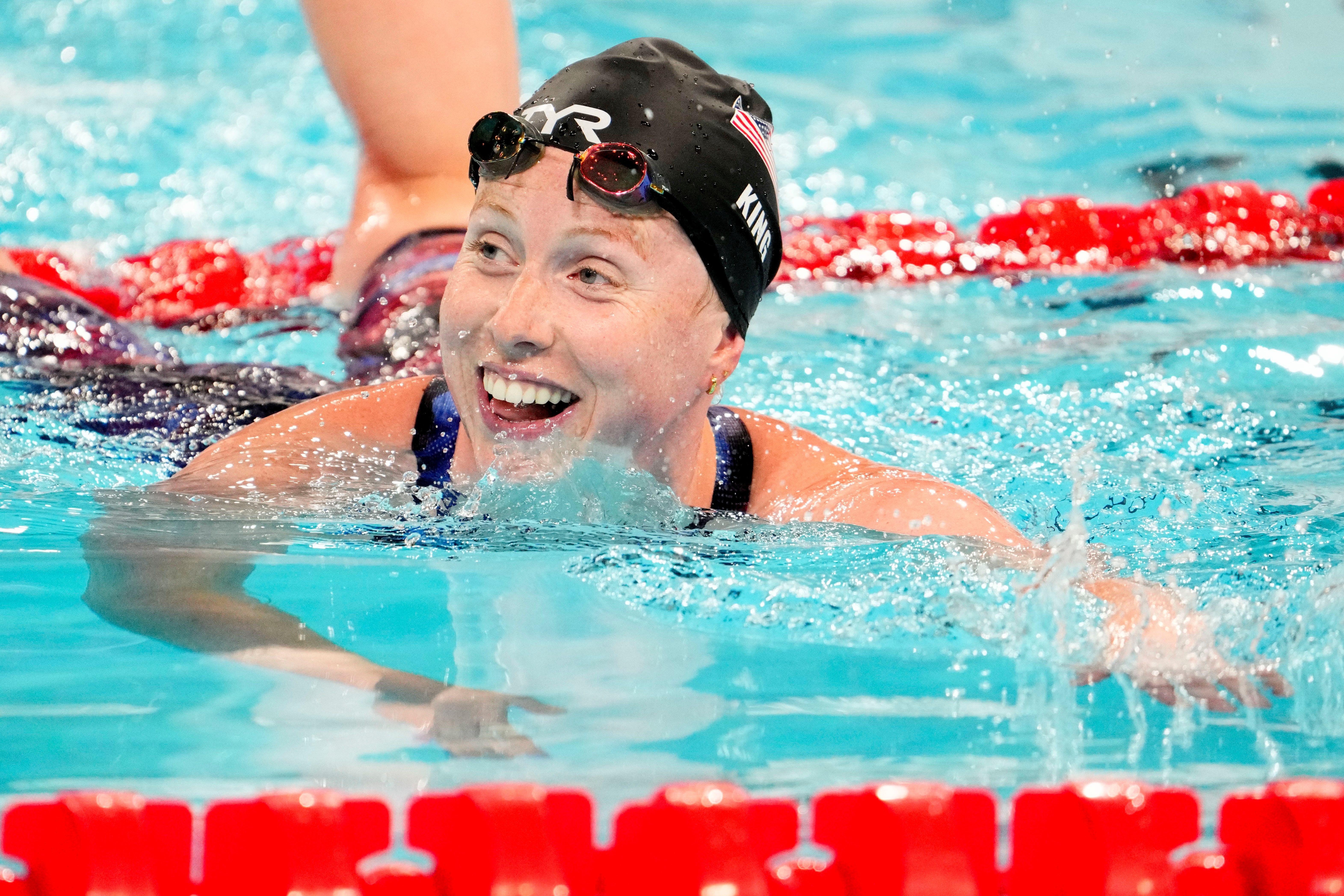 Lilly King barely misses podium in 100 breaststroke, but she's not done at these Olympics