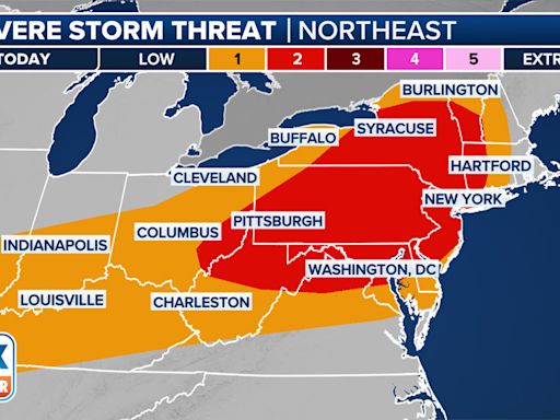 NYC severe weather alert: Storms could bring heavy rain, damaging winds l Forecast