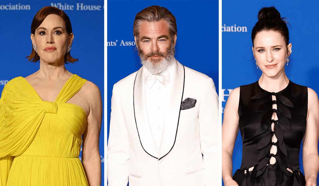 Molly Ringwald in Custom Cong Tri Gown, Rachel Brosnahan in Jonathan Cohen and More White House Correspondents’ Dinner 2024...