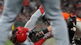 Stuart Fairchild hits inside-the-park homer, Reds beat Giants 4-2 to end 8-game skid