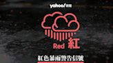 天文台發出紅色暴雨警告｜Yahoo